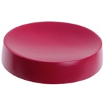 Gedy YU11-53 Ruby Red Round Free Standing Soap Dish in Resin